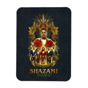 Imán ¡SHAZAM! Furia de los dioses Marco humedal de SH