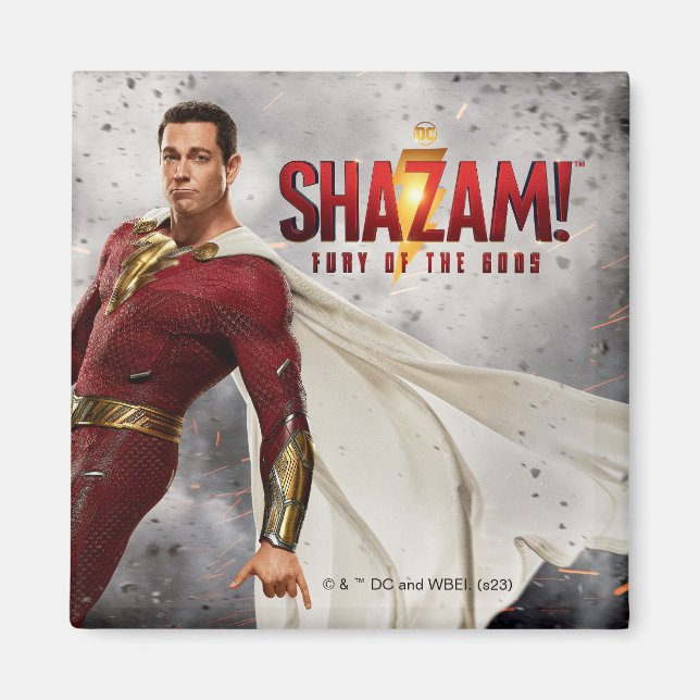 Imán ¡SHAZAM! Furia de los dioses | Poster de cine suel (Frente)