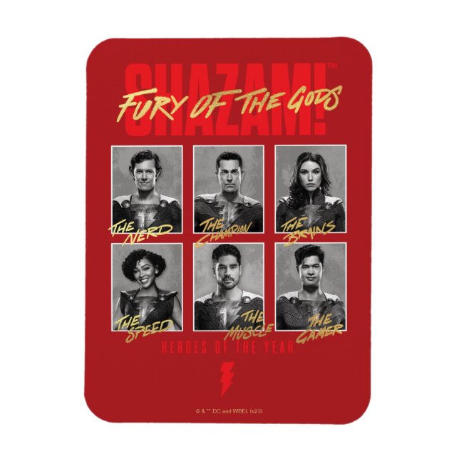 Imán ¡SHAZAM! Furia de los dioses | SHAZAMily Yearbook (Vertical)