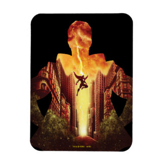 Imán ¡SHAZAM! | Shazam Sunset Silhouette