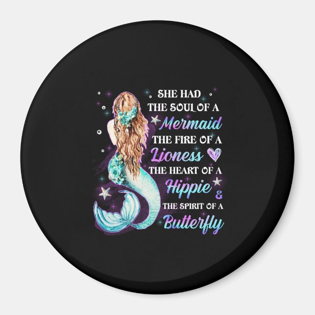 Imán She Has The Soul Of A Mermaid (Frente)