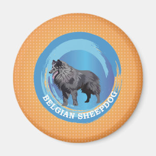 Imán Sheepdog belga