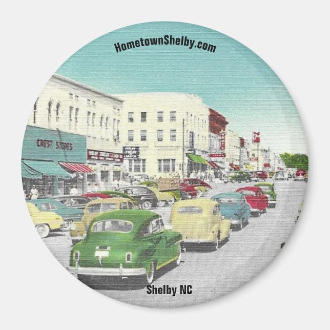 Imán Shelby NC Magnet (Frente)