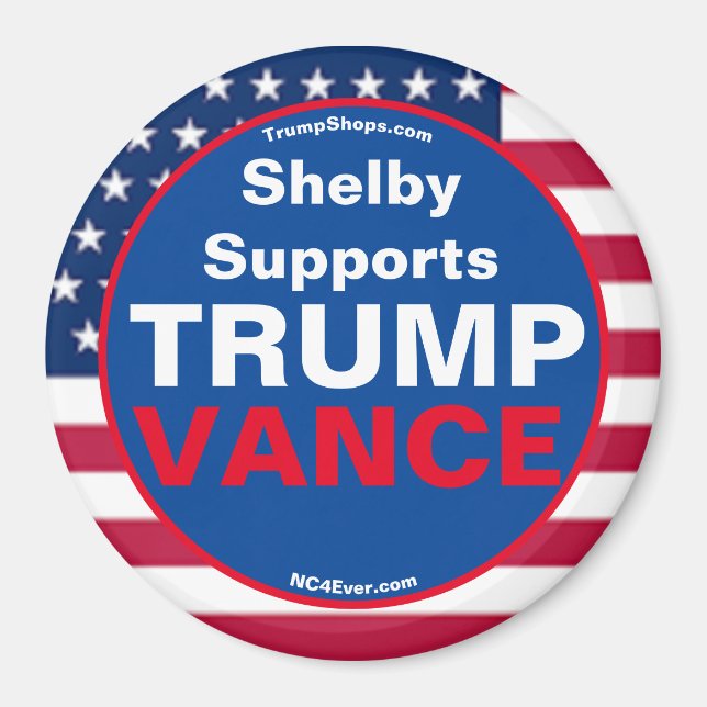 Imán Shelby Soporta Refrigerador TRUMP VANCE (Frente)