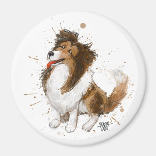Imán Sheldon the Sheltie