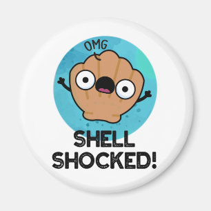Imán Shell impactó a Funny Seashell Pun