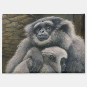 Imán Shelter Gibbon - Retrato emocional de la vida silv