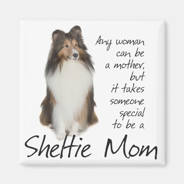 Imán Sheltie Mom Magnet (Frente)