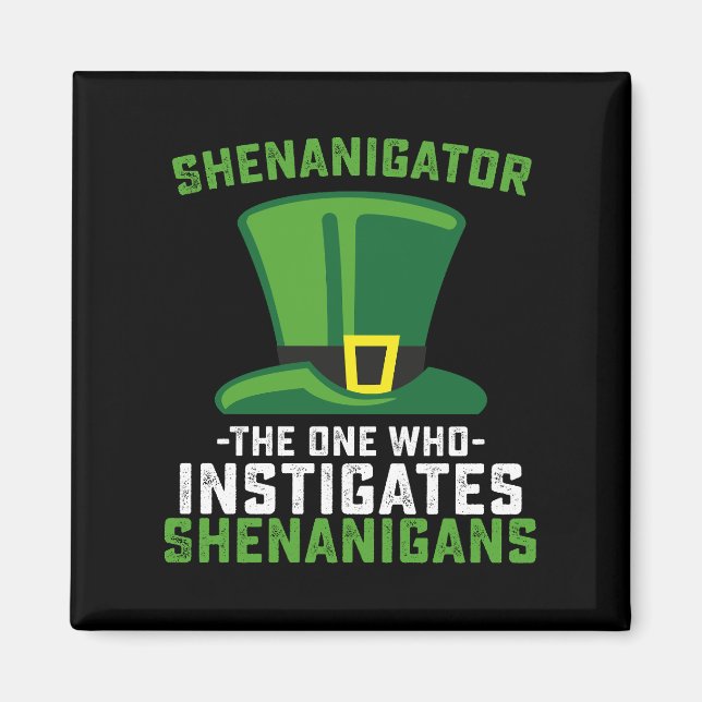 Imán Shenanigator El Que Instiga Travesuras (Frente)