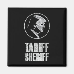 Imán Sheriff de Aranceles Divertido Presidente Trump Sá