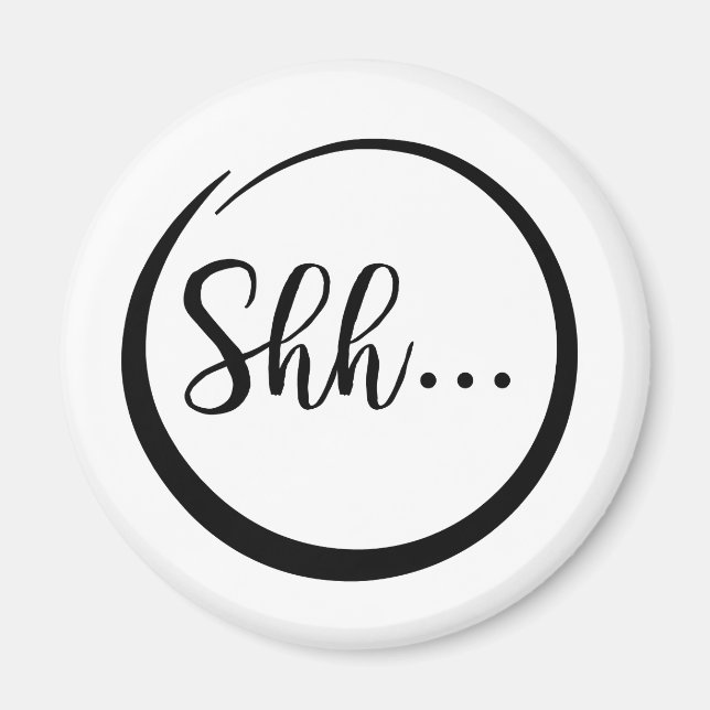 Imán Shh... (Frente)