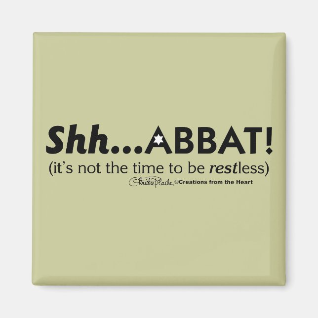 Imán Shh...¡abbat! (Frente)