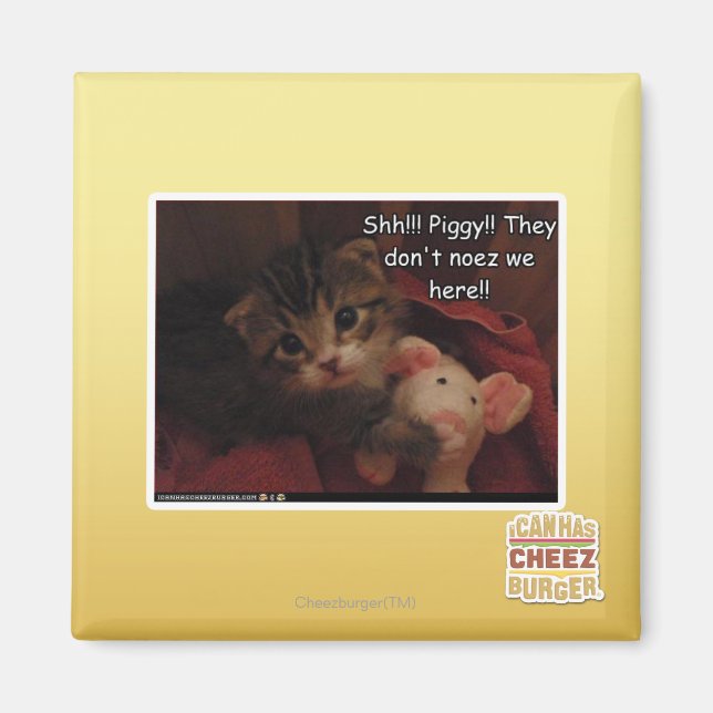 Imán ¡¡¡Shh!!! ¡¡Cerdo!! (Frente)