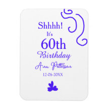 Shhhh es el cumpleaños número 60 añadir nombre mor
