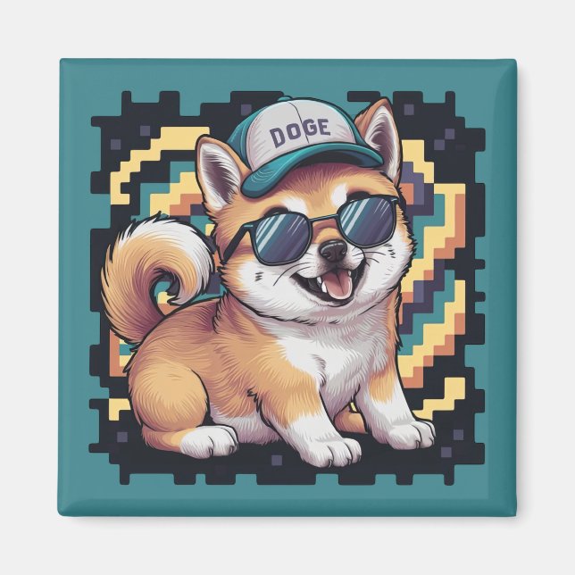 Imán Shiba Inu Cuppy Dog (Frente)