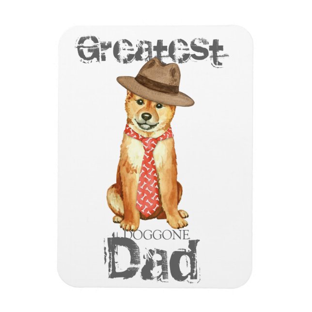 Imán Shiba Inu Dad (Vertical)