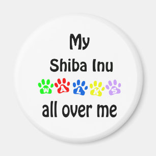 Imán Shiba Inu Walks Design