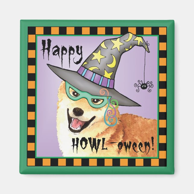 Imán Shiba Inu Witch (Frente)