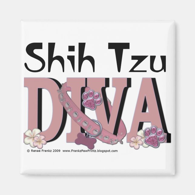 Imán Shih Tzu DIVA (Frente)