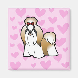 Imán Shih Tzu Love (show cut)
