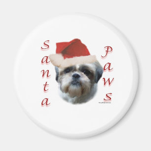 Imán Shih Tzu Santa Paws