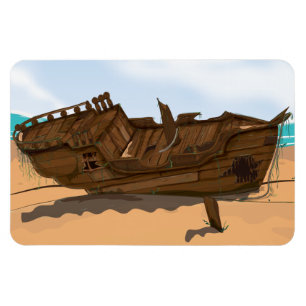 Imán Shipwreck con playas