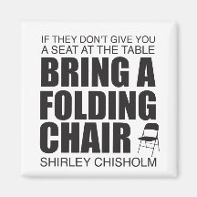 Shirley Chisholm Folding Chair