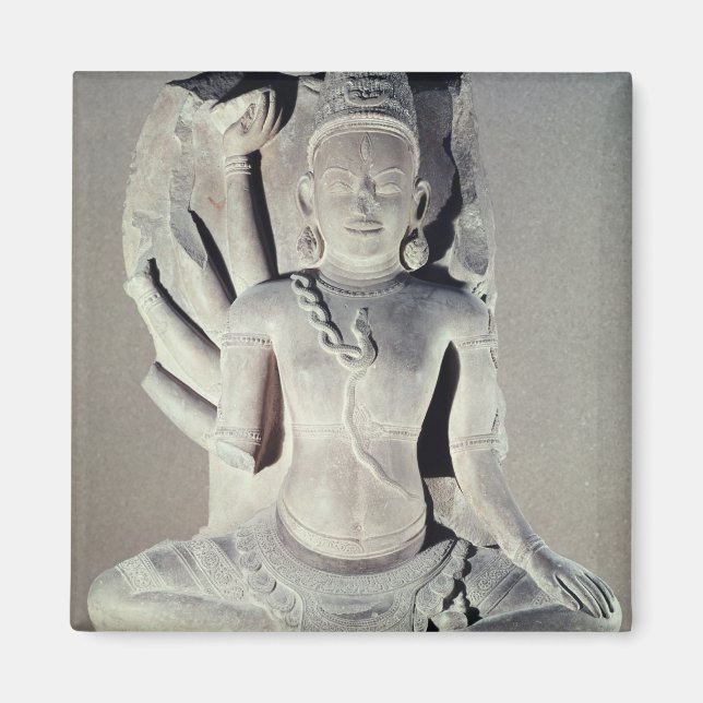 Imán Shiva con diez brazos, del templo Thap Banh It, (Frente)