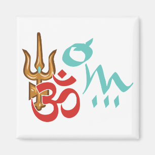 Imán Shiva Trishula OM