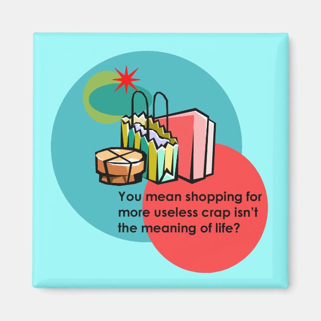 Imán Shopaholic (Frente)