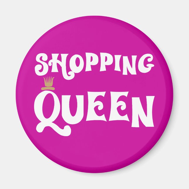 Imán shopping queen (Frente)