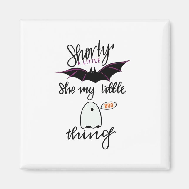 Imán Shorty Batty Funny Retro (Frente)