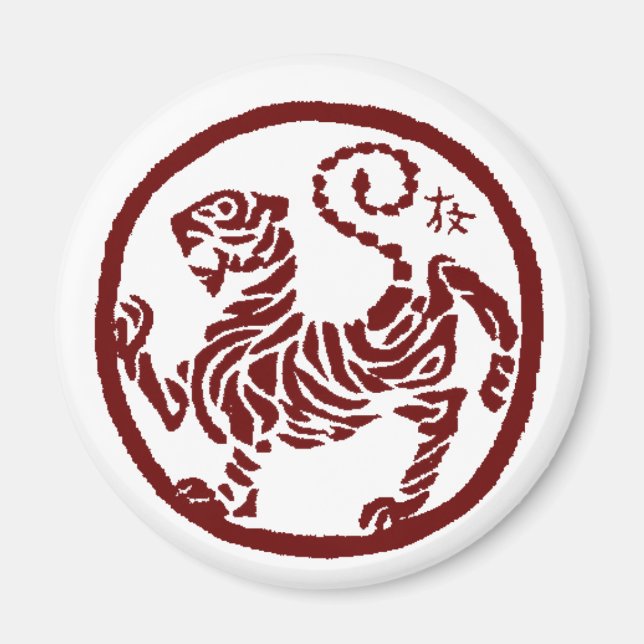 Imán Shotokan Tiger Magnet (Frente)