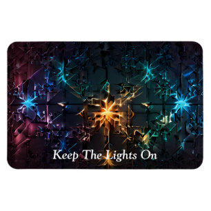 Imán Show de luz láser espacial futurista