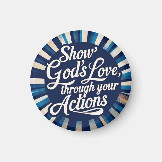 Imán Show the world (Frente)