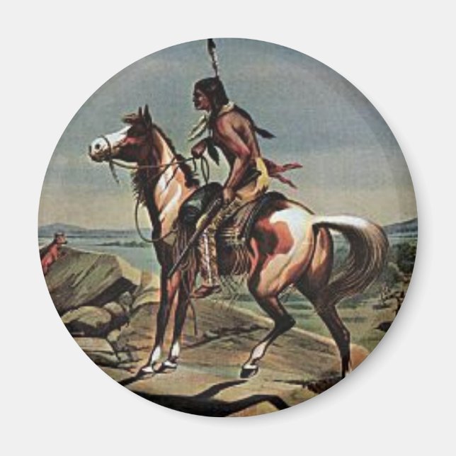 Imán Show Wild West de Buffalo Bills (Frente)