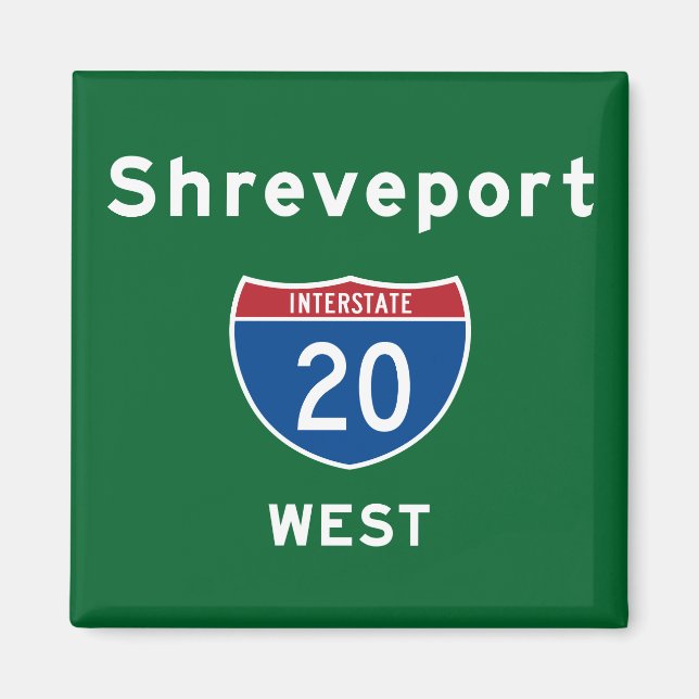 Imán Shreveport 20 (Frente)