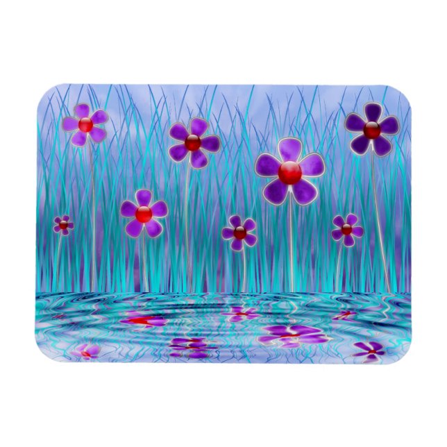 Imán Shy Daisies Flexible Magnet (Horizontal)