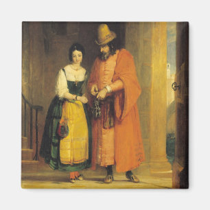 Imán Shylock y Jessica "del comerciante de Venecia",