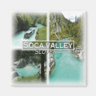 Imán SI0016 Europa, Eslovenia, Soca valley, Fridge