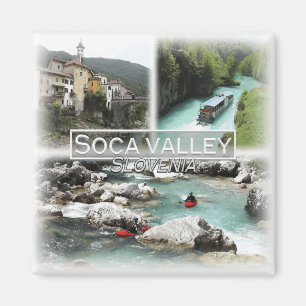 Imán SI0017 Europa, Eslovenia, Soca valley, Fridge