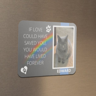 Imán Si el Amor te hubiera Salvado Memorial de Mascotas
