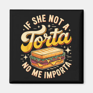 Imán Si ella no es una torta me importa divertido cinco