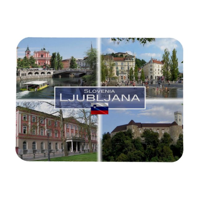 Imán SI Eslovenia - Ljubljana - (Horizontal)