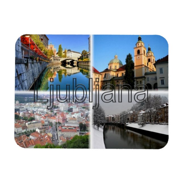 Imán SI Eslovenia - Ljubljana - (Horizontal)