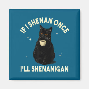 Imán Si hago travesuras, haré travesuras amante del caf