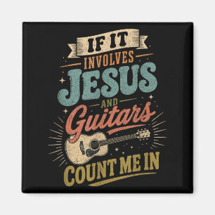 Imán Si Involucra a Jesús y Guitarras Guitarrista