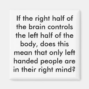 Imán Si la mitad derecha del cerebro controla el lef…