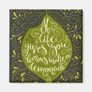 Imán Si La Vida Te Da Lemones Hacen Una Lemonada