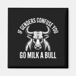 Imán Si Los Géneros Se Confunden, Leche Un Meme De Toro